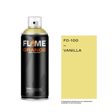 Spray Flame Orange 400ml, Vanilla
